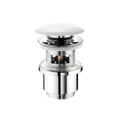 GO PLAST Pileta s preljevom i keramičkim čepom 5/4" Ø65 Click-Clack
